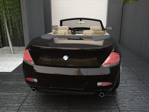BMW Series 6 Convertible 3D Model .max .obj .3ds