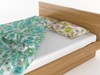 Bed with flower duvet 3D Model
