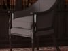 19th century english library chair 3D Model