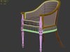 19th century english library chair 3D Model .max .obj