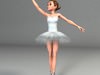 Toon Ballerina Rigged
