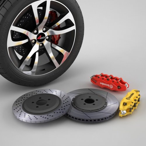 Wheel 4go YQ13 3D Model .max .obj .3ds .fbx