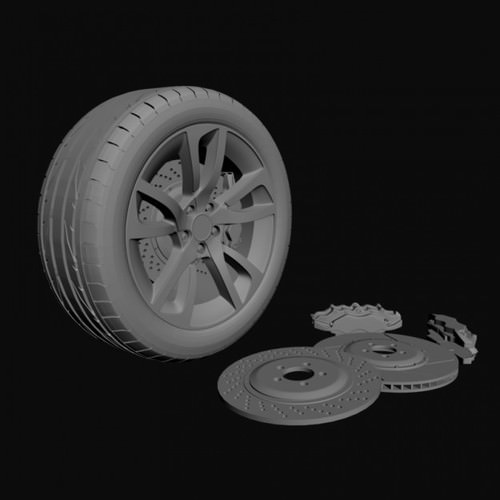 Wheel 4go YQ13 3D Model .max .obj .3ds .fbx