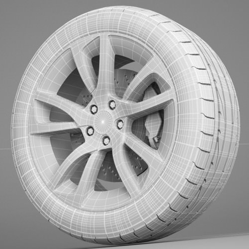 Wheel 4go YQ13 3D Model .max .obj .3ds .fbx