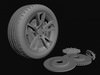 Wheel 4go YQ13 3D Model .max .obj .3ds .fbx