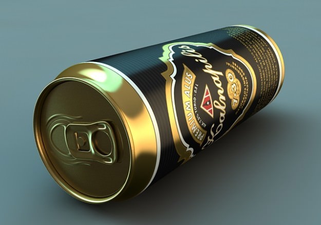 BeerCan_02 3D Model 