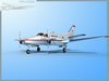 Falcon3D E90 King Air F06 3D Model