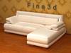 Corner Sofa 01-025 3D Model