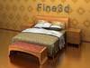 Bedroom Furniture Antique-09-084-Bed 3D Model