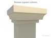 Roman Square column 3D Model
