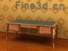 Antique-09-Table-054a 3D Model