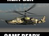 KA-50 Hocum Russian Attack Helicopter Game Ready Model 3D Model