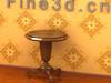 Table Antique Round Pedestal 09 om 038a