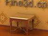 Antique Table 09om-046c 3D Model