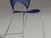 Chair Trinitad Style Blu Wood 3D Model