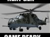 Mil Mi35 M Russian Helicopter Gunship Game Ready Model 3D Model