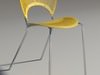 Chair Trinitad Style Yellow Wood 3D Model