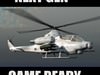 AH-1Z Viper Cobra USMC Helicopter Gunship Game Ready Model 3D Model