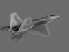 F-22 Raptor US Stealth Fighter Plane Game Ready 3D Model .max .obj .fbx