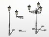 Prague Streetlamps 3D Model