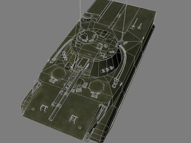 BMP-3 Russian Army IFV game ready model 3D Model .max .obj .3ds .fbx