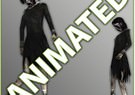 Female Zombie Animated 3D Model