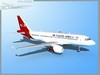 Falcon3D A319 Air Charter America 3D Model