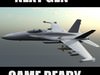 F-18 Hornet US Navy Jet Fighter Game Ready Model 3D Model