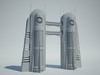 Futuristic Sci Fi Building 6
