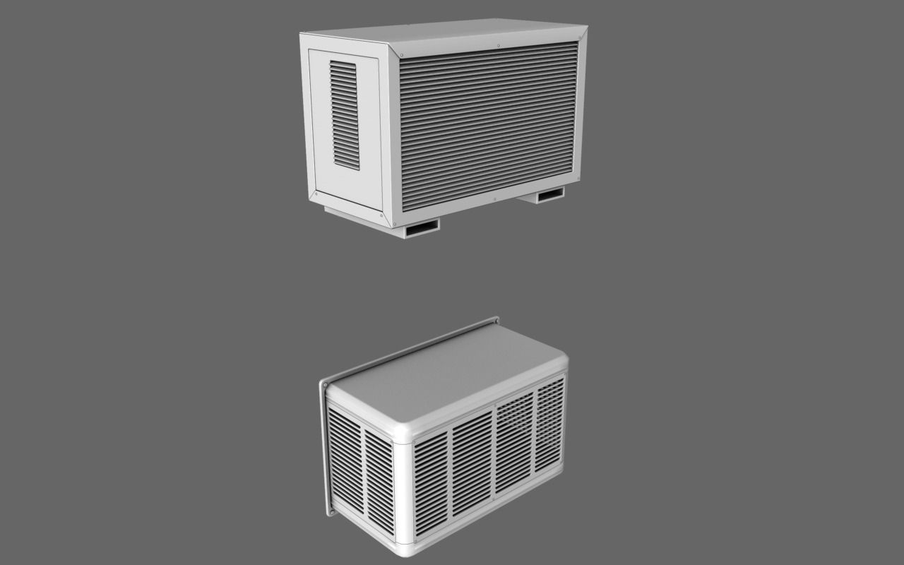 Air Conditioner 3D Model .obj