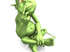 Green Imp Character 3D Model