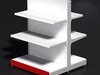 Small two sided store stand 3D Model