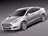 Ford Mondeo 2013 sedan 3D Model