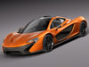 McLaren P1 concept 2013 3D Model