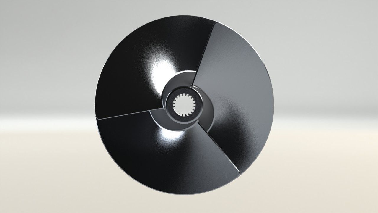 Jet ski propeller free 3D Model .sldprt .sldasm .slddrw