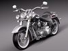 Harley Davidson Softail... 3D Model