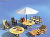 Garden Set 3D Model