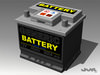 Generic Car Battery 3D Model