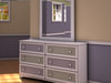 Ashley Sandhill Dresser & Mirror