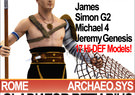 Roman Gladiator Retiarius Props Poser Daz 3D Model