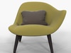 poliform mad chair marcel wanders 2013 3D Model