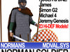 Medieval Norman Soldier Props Poser Daz