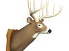 Mounted Deer Trophy 3D Model .3ds .lwo .lw .lws
