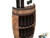 Half Barrel Wine Rack