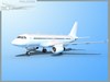 Falcon3D Airbus A319 Unmarked 1 3D Model