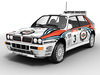 Lancia Delta rallycar 3D Model