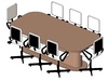 Table Conference 8 Seater(1) 3D Model