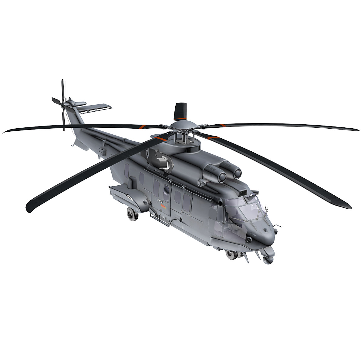 eurocopter as332 super puma helicopter 3D Models