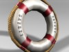 Pool Flotation Safety Ring Low Poly