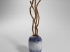 Twigs in Vase Low Poly